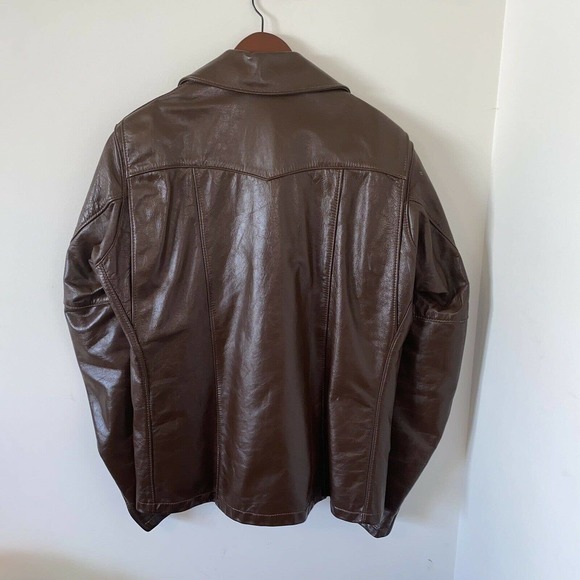 Bates Leather Motorcycle Jacket Size 42 - Picture 7 of 13